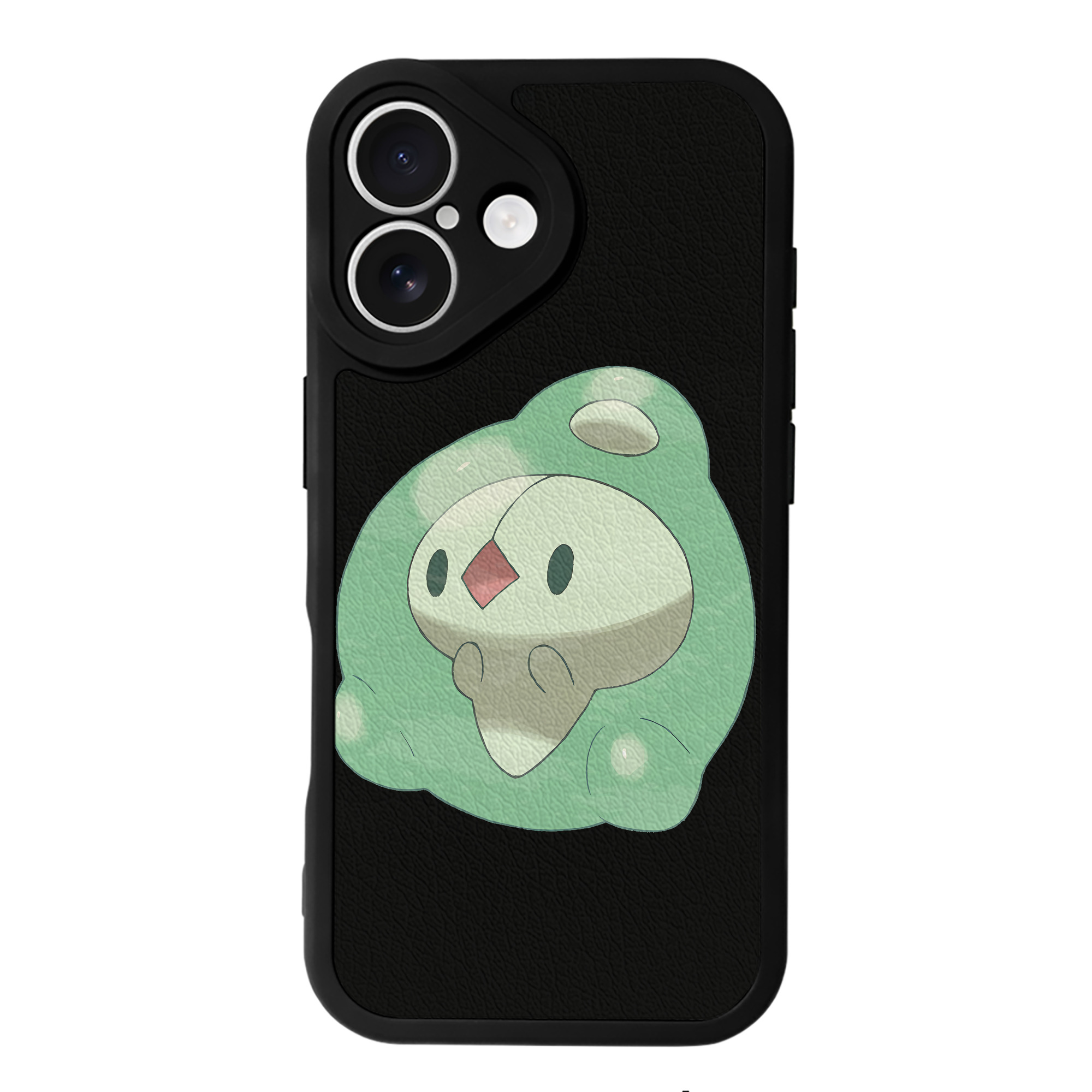 （画像用） ポケットモンスター Pokémon 【iPhone 16シリーズ対応】シリコンスマホケース（レザー調） 材質：シリコン